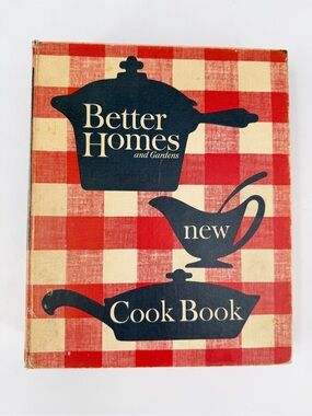 Vintage Better Homes and Gardens New Cook Book 1962 5 Ring Hardcover Yellow Tabs